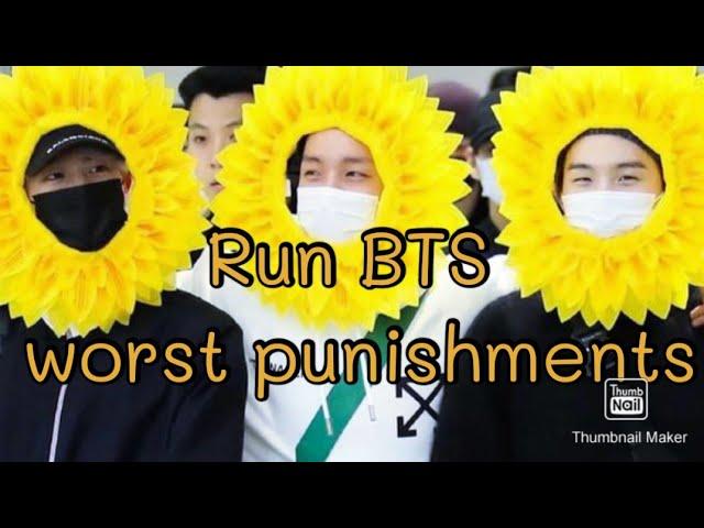 Run BTS worst punishments!!!!