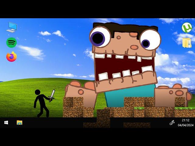 Virus Minecraft (Stickman Animation)