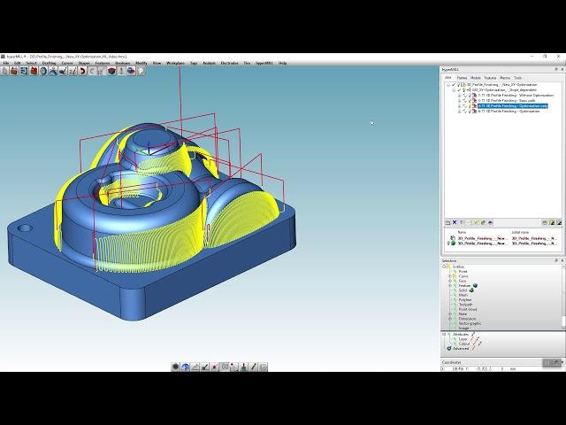 hyperMILL 2021.1 3D Profile Finishing