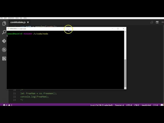 Node.js A to Z - Video 10: Core Modules