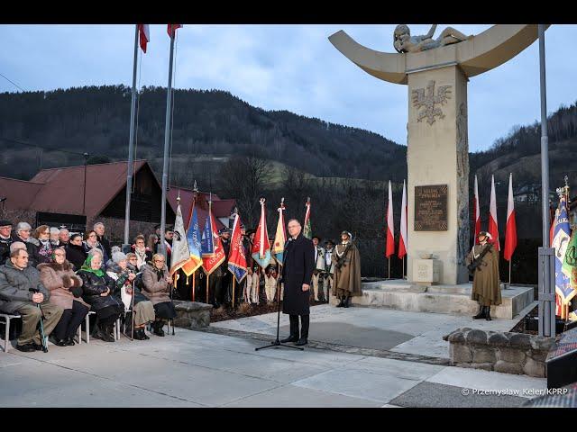 80. rocznica "Krwawej Wigilii" - pacyfikacji wsi w dolinie Ochotnicy