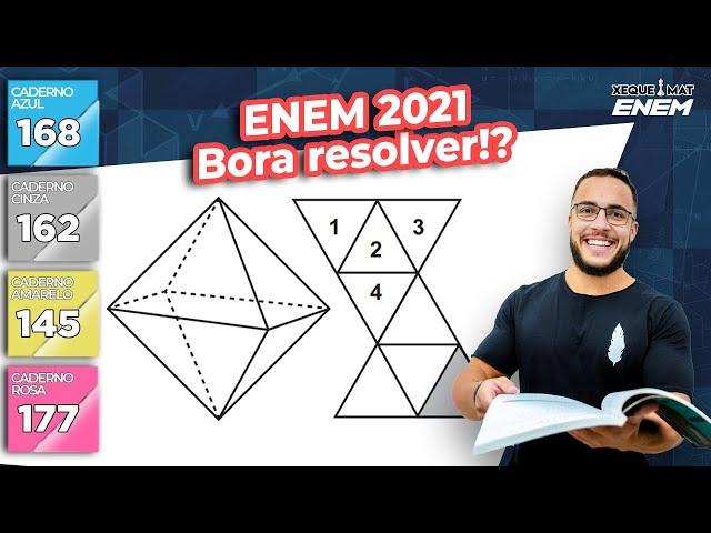 🟣 Questão 168 - Caderno Azul | Geometria Espacial | MATEMÁTICA ENEM 2021