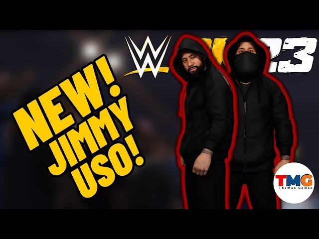 WWE 2K23 : How To Create NEW Jimmy Uso! Creations, Entrance & Gameplay