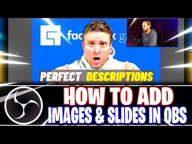 OBS Studio: How to Add Images // Pictures // Slides (OBS Studio Tutorial)