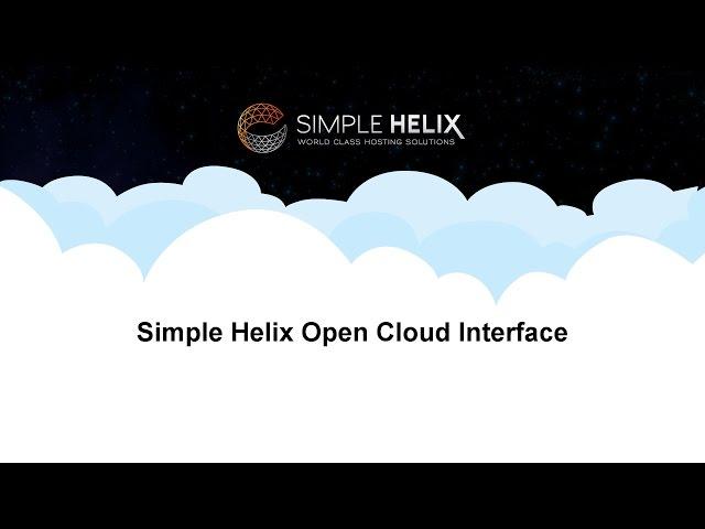 Simple Helix : Open Cloud Interface