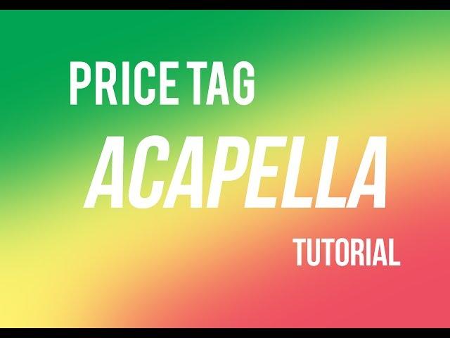  Acapella Tutorial for Beginners -  Price Tag by Jessie J