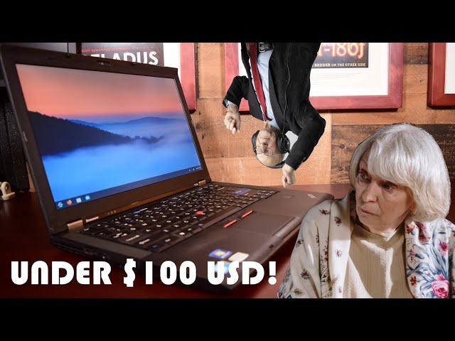 How to Make a Fast Sub $100 Laptop for Older People With a Thinkpad T410s and Zorin OS