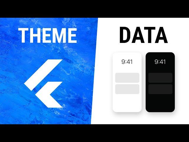 Flutter ThemeData Widget