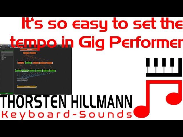 It's so easy to set the tempo in Gig Performer!