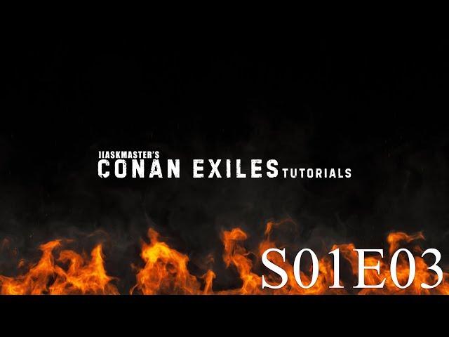 Conan Exiles Tutorials - S01E03 - Чёрный лёд и лёд