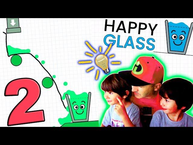 HAPPY GLASS DANI Y EVAN MEJORAN!!  a LLENAR EL VASO de AGUA juegos y aplicaciones para niños