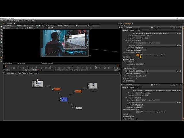 NATRON - Lesson 14 - 3D Transform, Corner Pins, Stabilize, Multiple Trackers, Tracking and Montage