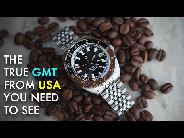 This is the affordable GMT I wear: Jack Mason Strat-o-Timer Espresso