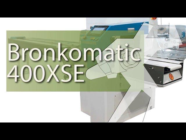 Сервоприводная горизонтальная упаковочная машина Bronkomatic 400XSE Servo