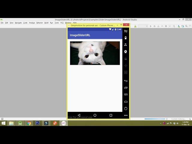 Auto Image Slider from URL / Link Android Studio.