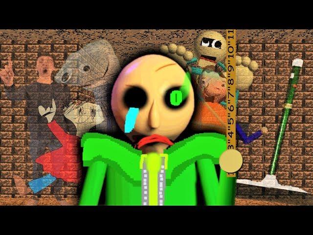 BALDI TURNS INTO SANS OR SOMETHING LIKE THAT!! | Baldi's Basics MOD: Baldi's Educational Tale