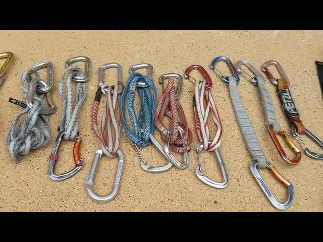 Climbing gear for top rope climbing