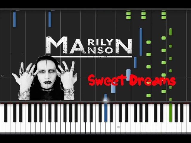 Marilyn Manson - Sweet Dreams [Piano Tutorial] ()