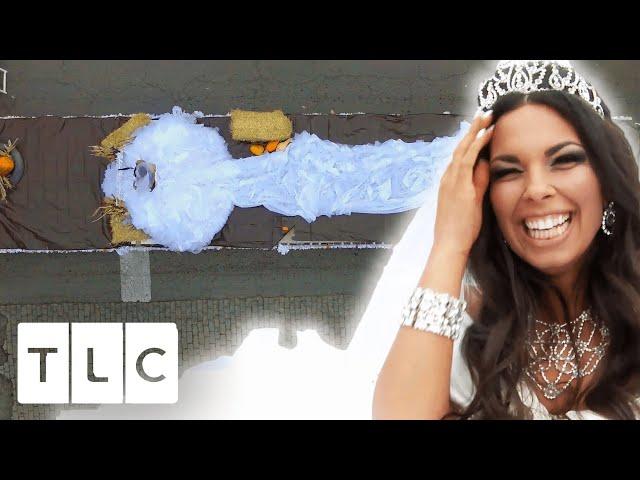 Gypsy Bride Needs A 53ft Lorry To Carry Her Wedding Dress | Gypsy Brides US