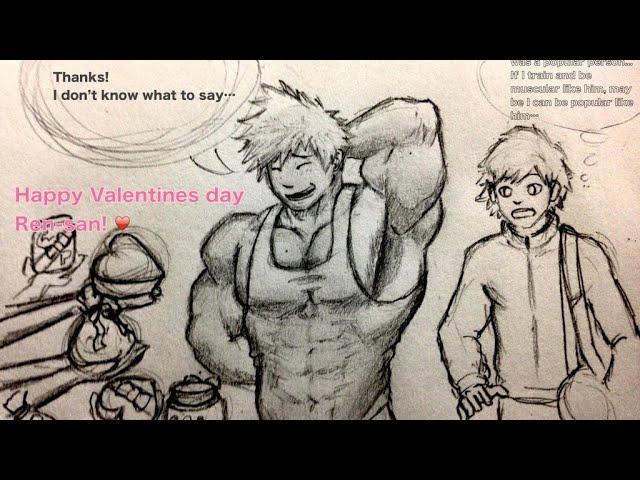 muscle growth chocolate || muscle growth comics || muscle growth