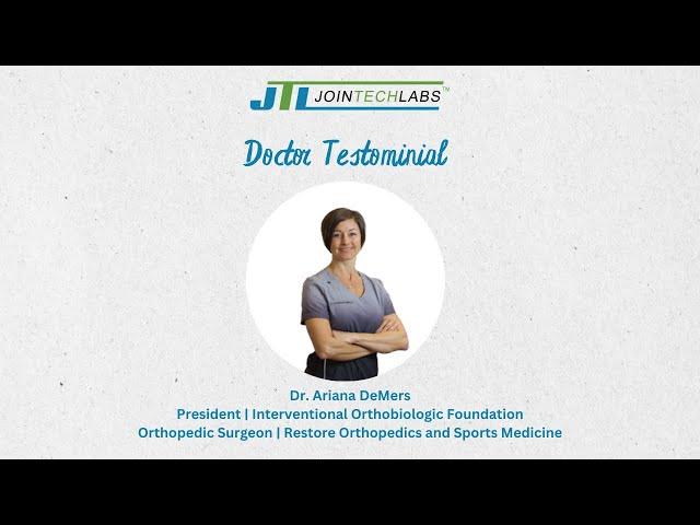 Dr. Ariana De Mers President | IOF | Orthopedic Surgeon | Restore Orthopedics and Sports Medicine