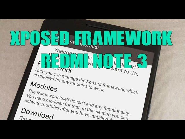 MIUI 8 Install Xposed Framework on Redmi Note 3 Lollipop / Marshmallow ROM [HINDI]