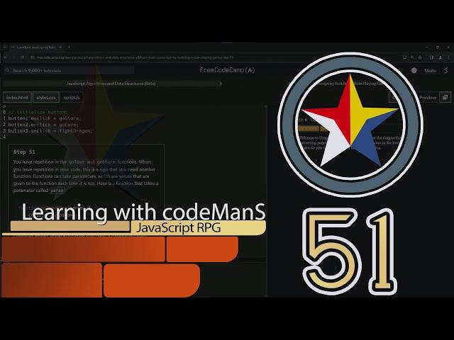 (ARCHIVED) Learn JavaScript by Building a Role Playing Game: Step 51 | freeCodeCamp