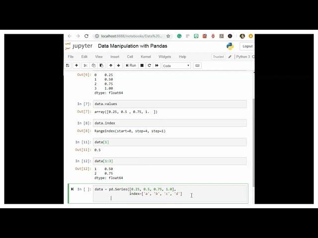 Introducing Pandas Objects || Python Tutorial || Pandas|| Data Science || Machine Learning