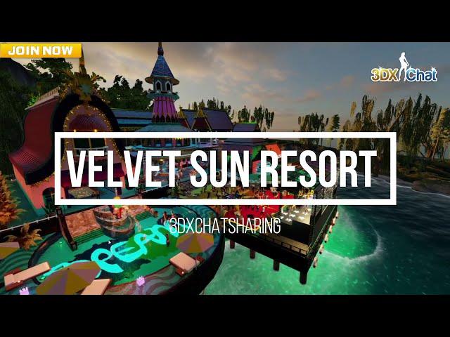 3DXChat Gorgeous Ladies Velvet Sun Resort Nalley - SweetTia