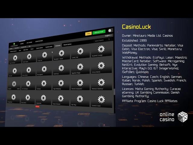 All the tricks of playing in CasinoLuck in the review by OnlineCasinoBOX.net