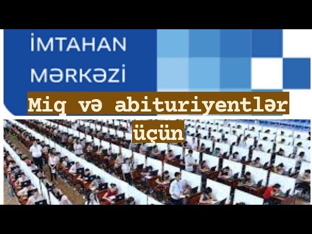 Abituriyent və miq müdavimlərinə tarix fənnindən imtahan öncəsi sualların izahı.0507615050