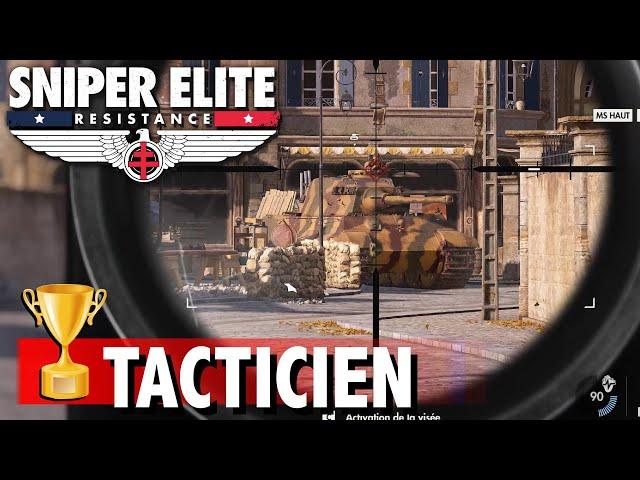 TACTICIEN - Forcer un Tank à détruire un autre véhicule TROPHÉE / SUCCÈS - SNIPER ELITE RESISTANCE