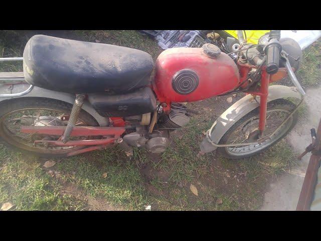 Восстановление мопеда Карпаты Restoration of old moto Karpaty