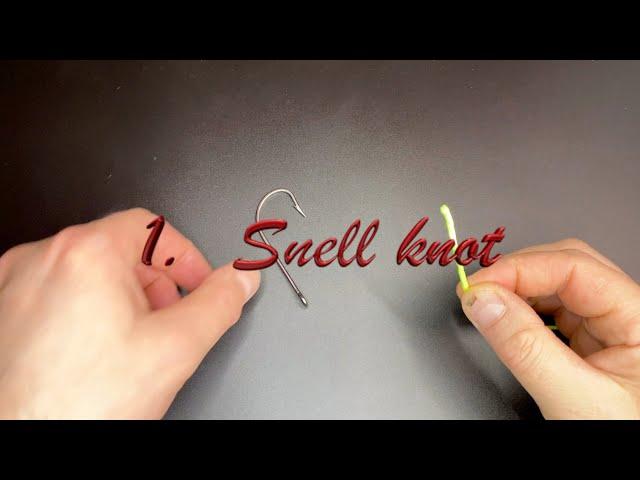 HOW TO TIE SNELL KNOT 4K