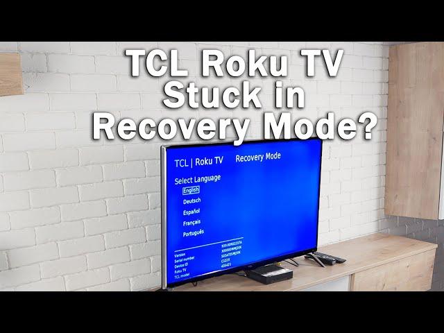 Roku TV Stuck in Recovery Mode | (TCL/Hisense/ONN/All Models) | How to Fix!