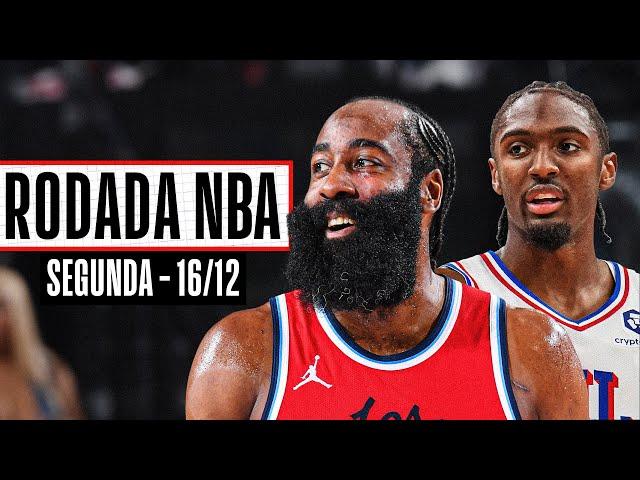 MAXEY E GEORGE destroem pelos SIXERS; HARDEN dá espetáculo contra o JAZZ - Rodada NBA 16/12