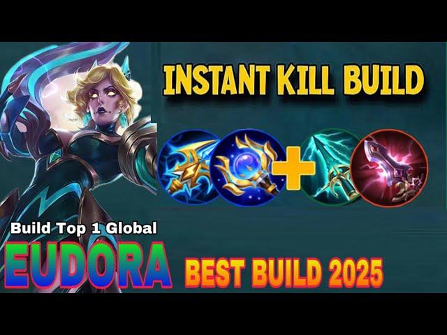 EUDORA Gameplay!! Best Build New Meta, Insane Damage 2025