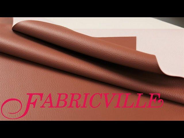 Madeleine et Fabricville - Comment coudre du simili cuir