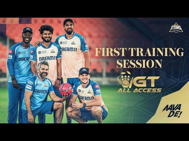 GT All-Access | First Training Session | TATA IPL 2025