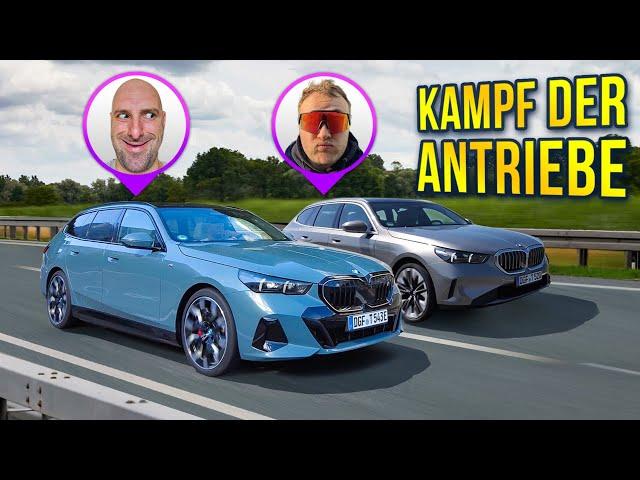 1.100km BMW i5 vs. BMW 520d: ELEKTRO vs. DIESEL Showdown