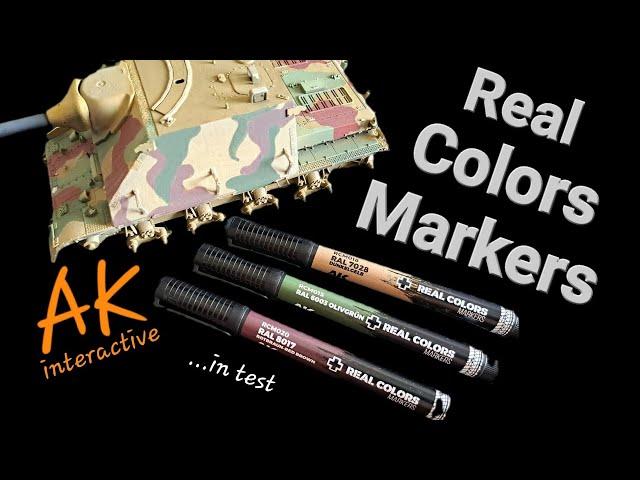 Real Colors Markers test from AK interactive