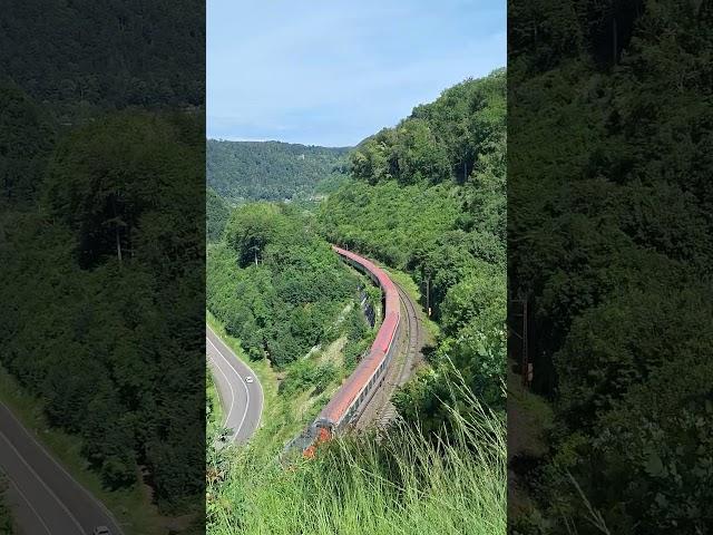 Eurocity auf der Geislinger Steige #trainspotting