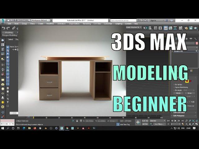 Table modeling in 3ds max for Beginners