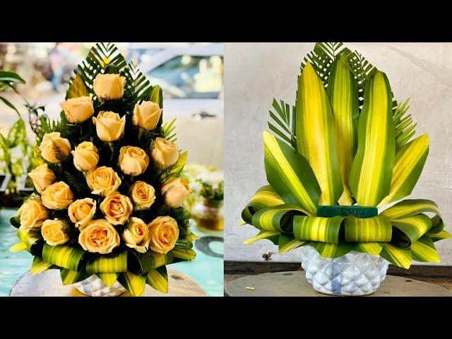 How To Make A flower Arrangement ( Attractive ) flower bouquet Arrangement ideas | florist Sujeet