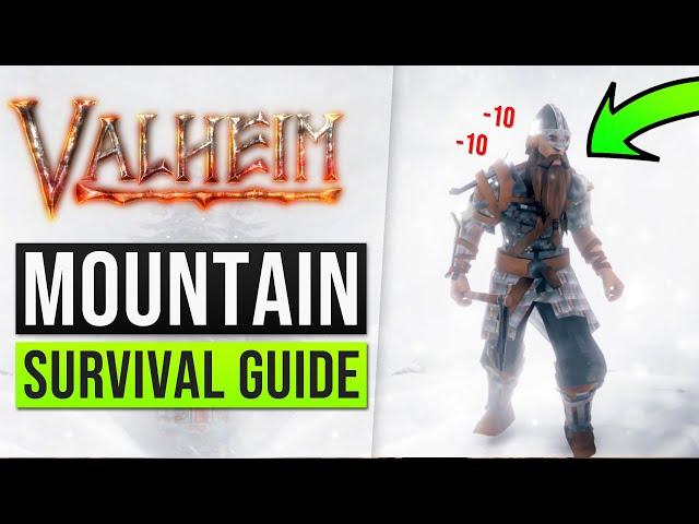 Valheim Mountain Guide: How to Stop Freezing Damage & Tips where to find SILVER to craft Wolf Armor!