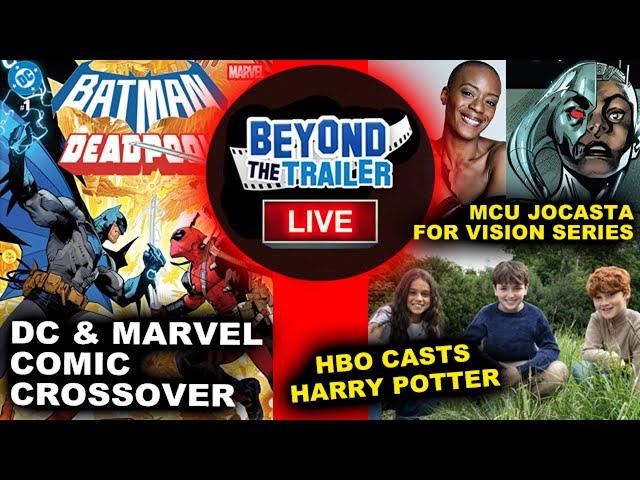 HBO Harry Potter - Harry Hermione Ron cast, Batman Deadpool DC Marvel Crossover, MCU Jocasta