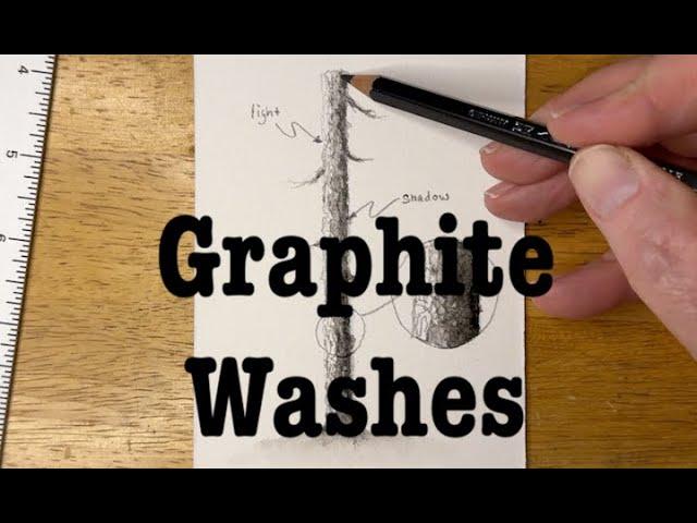 Simple Graphite Wash Demonstration