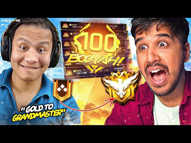 100 Streak Challenge By Amit Bhai  Free Fire Max - Tonde Gamer