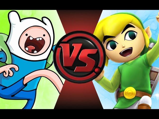 FINN (Adventure Time) vs TOON LINK! Cartoon Fight Club Episode 95!