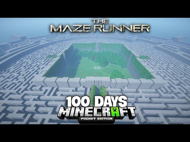 MÌNH CÙNG ĐỒNG BỌN YOUTUBER SINH TỒN 100 NGÀY MINECRAFT THOÁT KHỎI  MÊ CUNG KHỔNG LỒ (MAZE RUNNER)